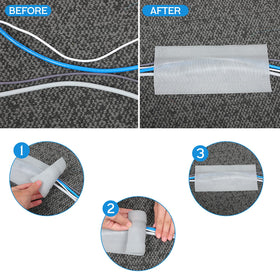WILLBOND reusable cord protector that cleans easily after use.