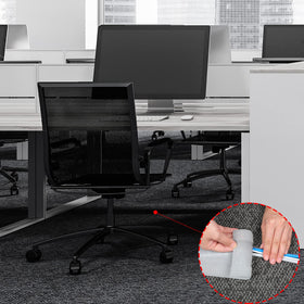 WILLBOND wide 10 cm floor cord cover for tidy cable paths.