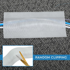 WILLBOND width shown beside a ruler to illustrate 10 cm size for proper coverage
