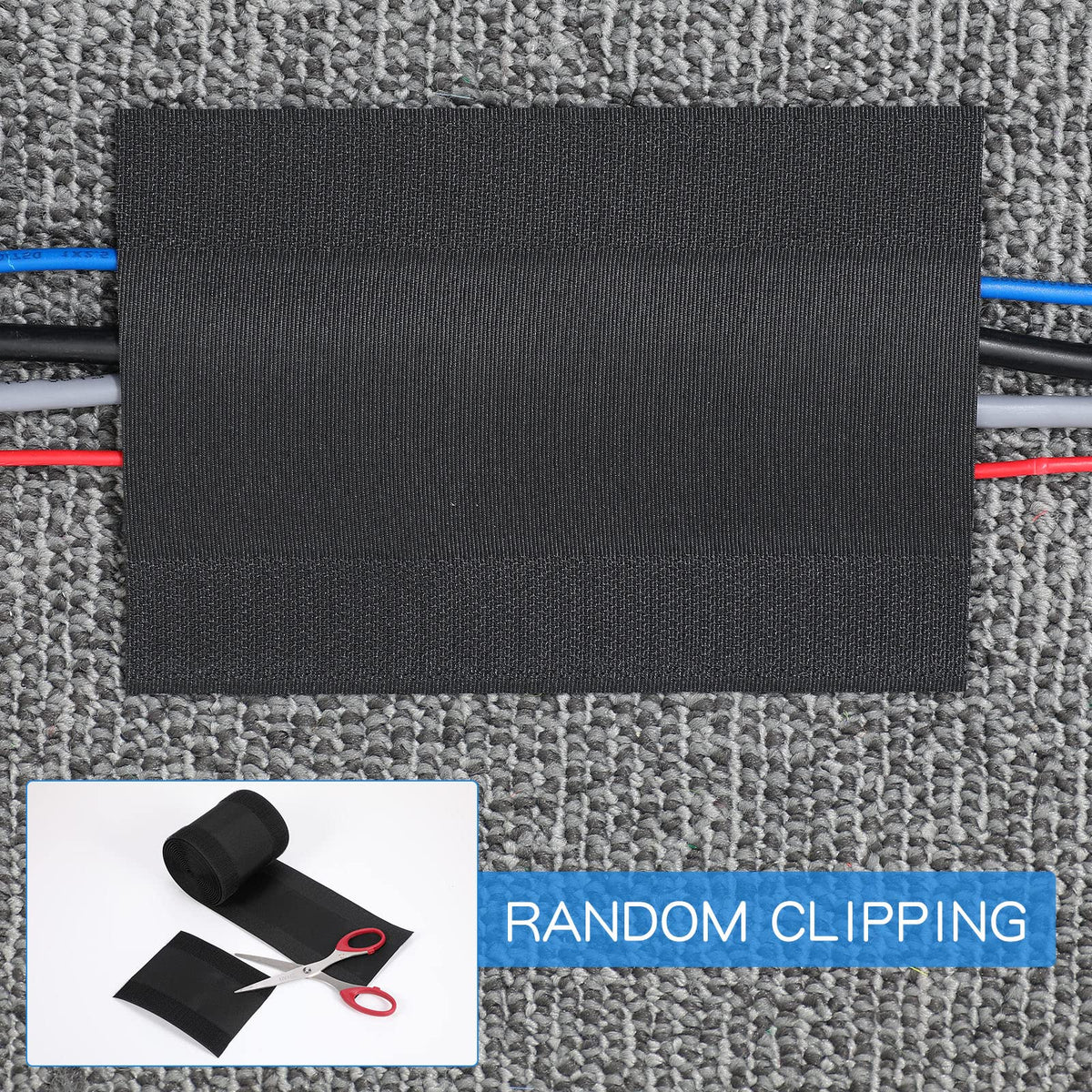 WILLBOND width comparison beside ruler showing 10 cm fit for most office cords