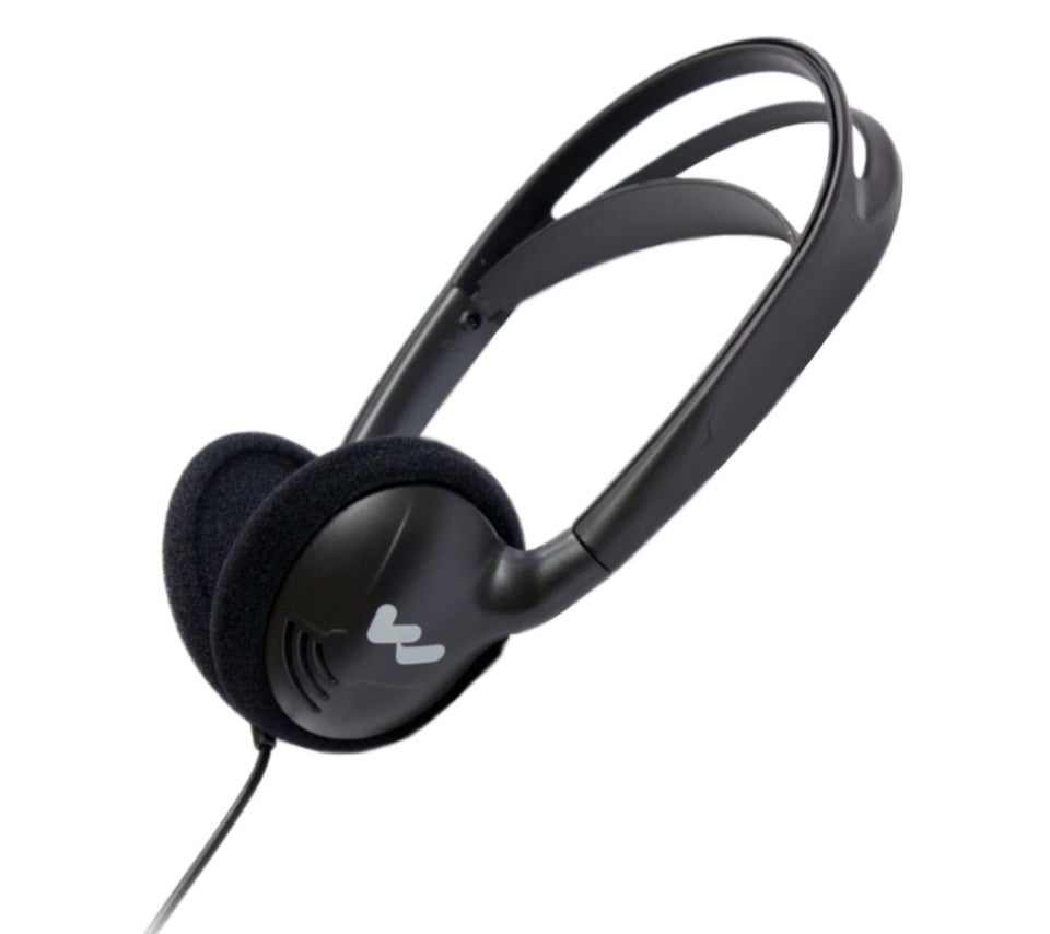 Williams AV front view folded headphones showing durable folding design and portability