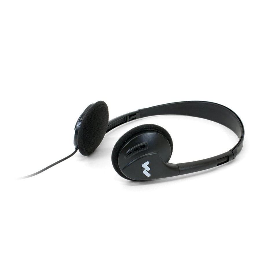 Williams AV HED-021 Deluxe folding headphones provide portable, discreet listening with a compact adult-size fit.