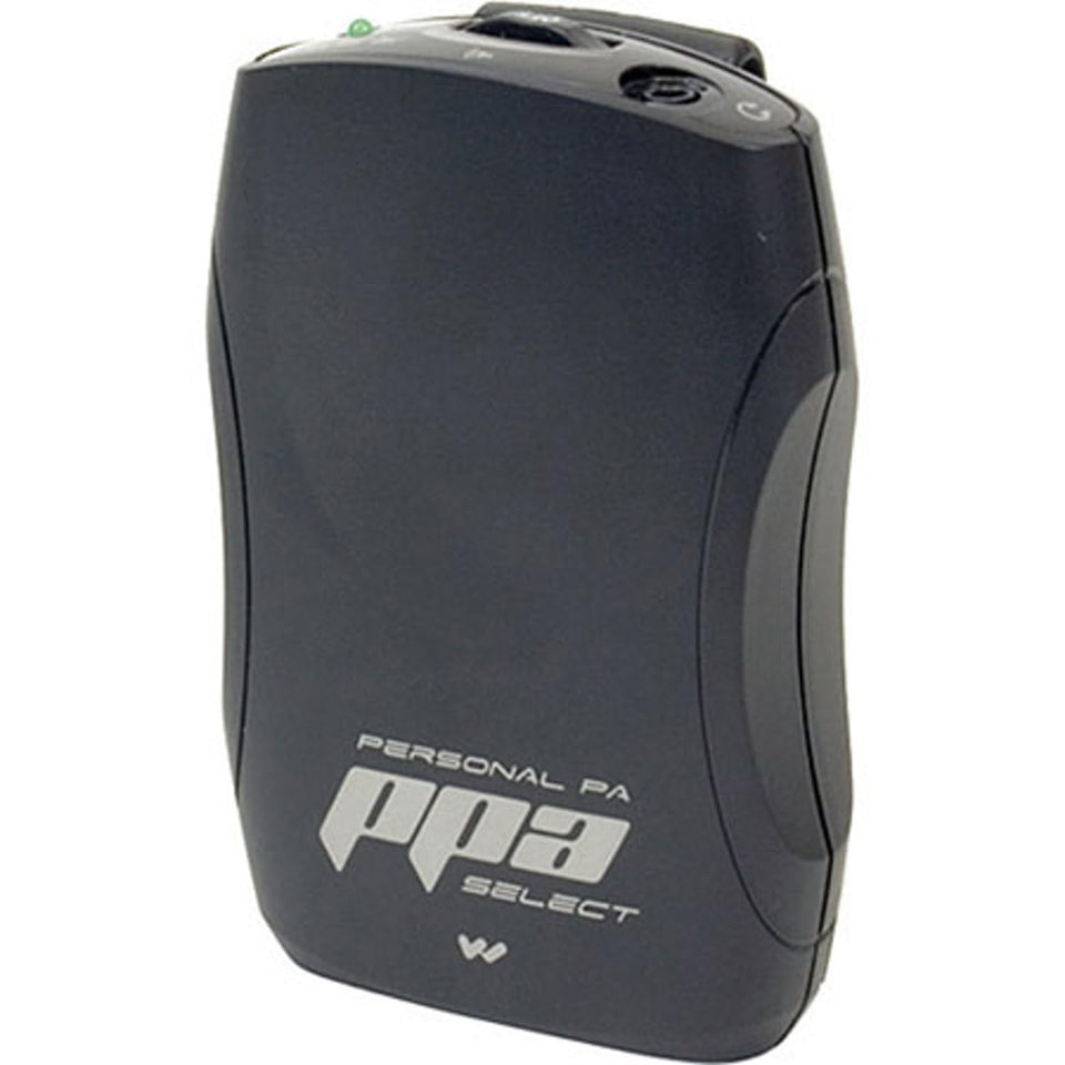 Williams AV PPA R37N receiver with belt clip for portable, clear audio in classrooms or meetings