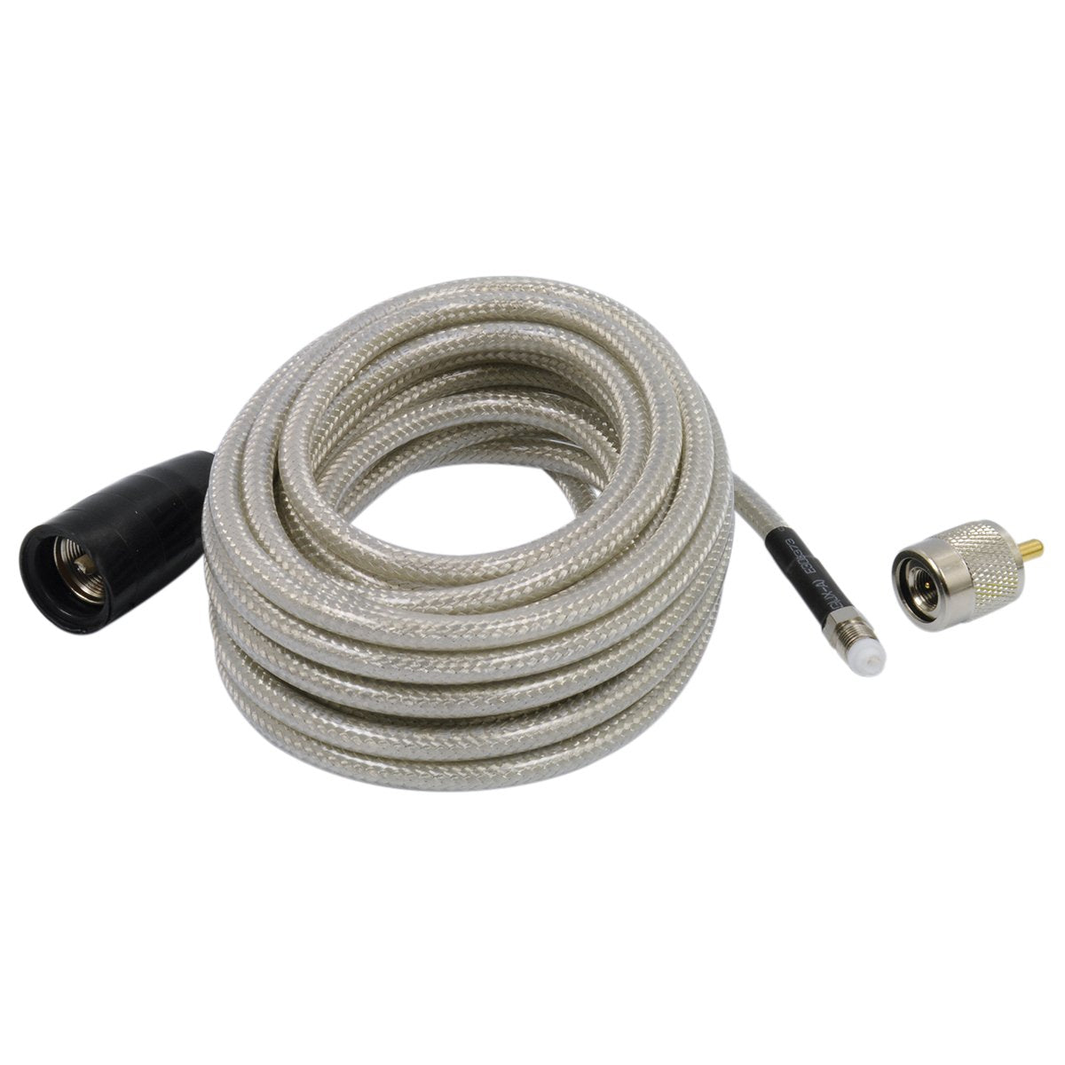 Wilson 305-830 coax cable 18ft outer jacket view for quick wear inspection.