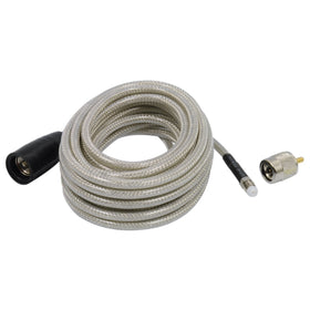 Wilson 305-830 coax cable 18ft outer jacket view for quick wear inspection.