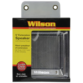 Wilson speaker mounted in a truck cab demonstrating clearer in-cab audio