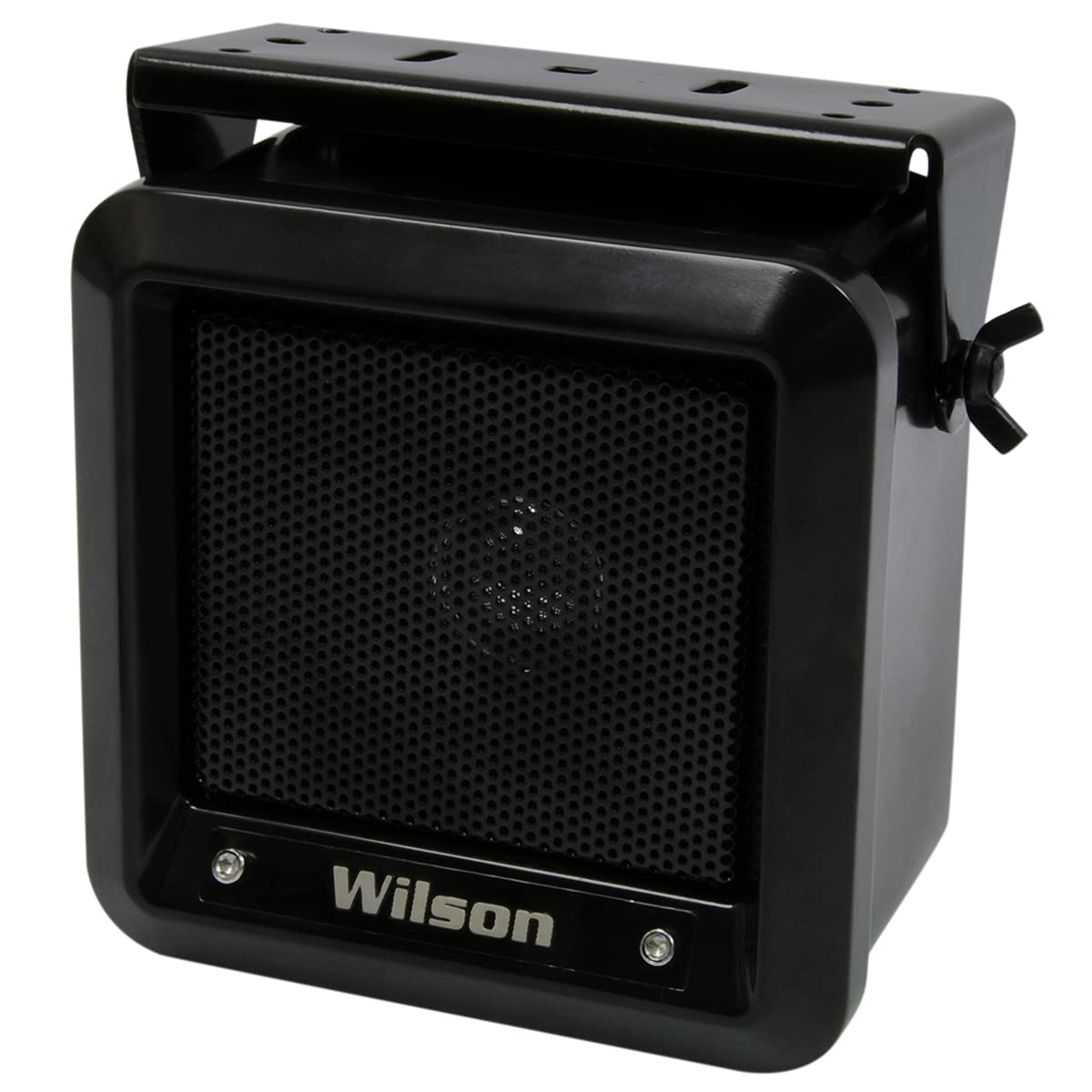 Wilson mounting bracket detail highlighting sturdy steel bracket for secure install