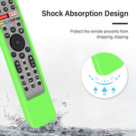 Winceed glowing sleeves in dark room making remotes easy to find at night