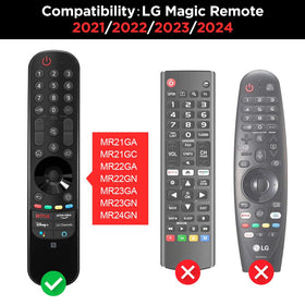 Winceed LG Magic Remote glow green 2-pack for quick location.