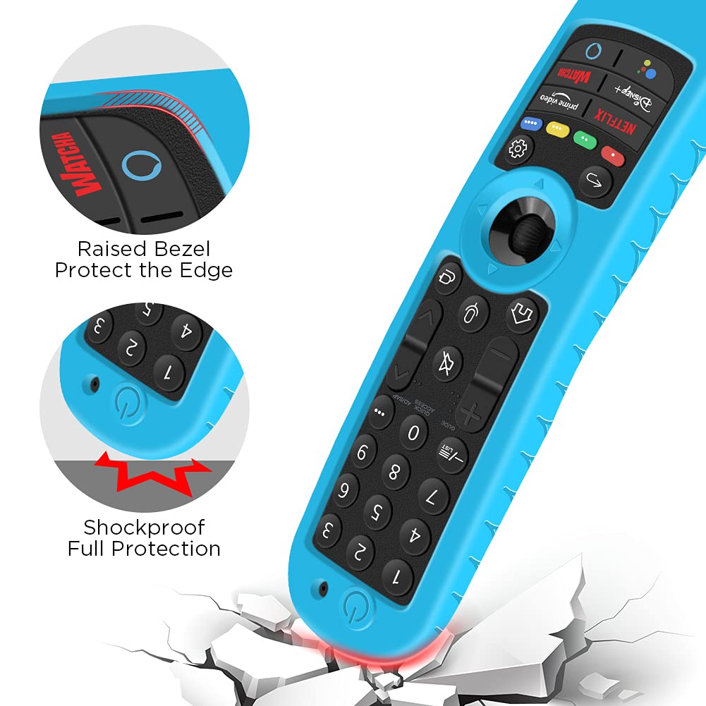 Winceed MR22GA silicone case enhances grip and remote safety.