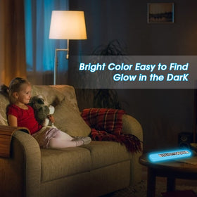 Winceed remote with sleeve on couch in living room reducing drops and wear