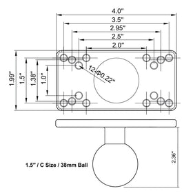 WINDFRD marine mount on boat or kayak for reliable device positioning.