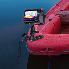 WINDFRD transducer arm close-up with corrosion-resistant materials for reliable sonar alignment