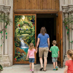 Windkream VBS 2026 backdrop forest detail suitable for VBS