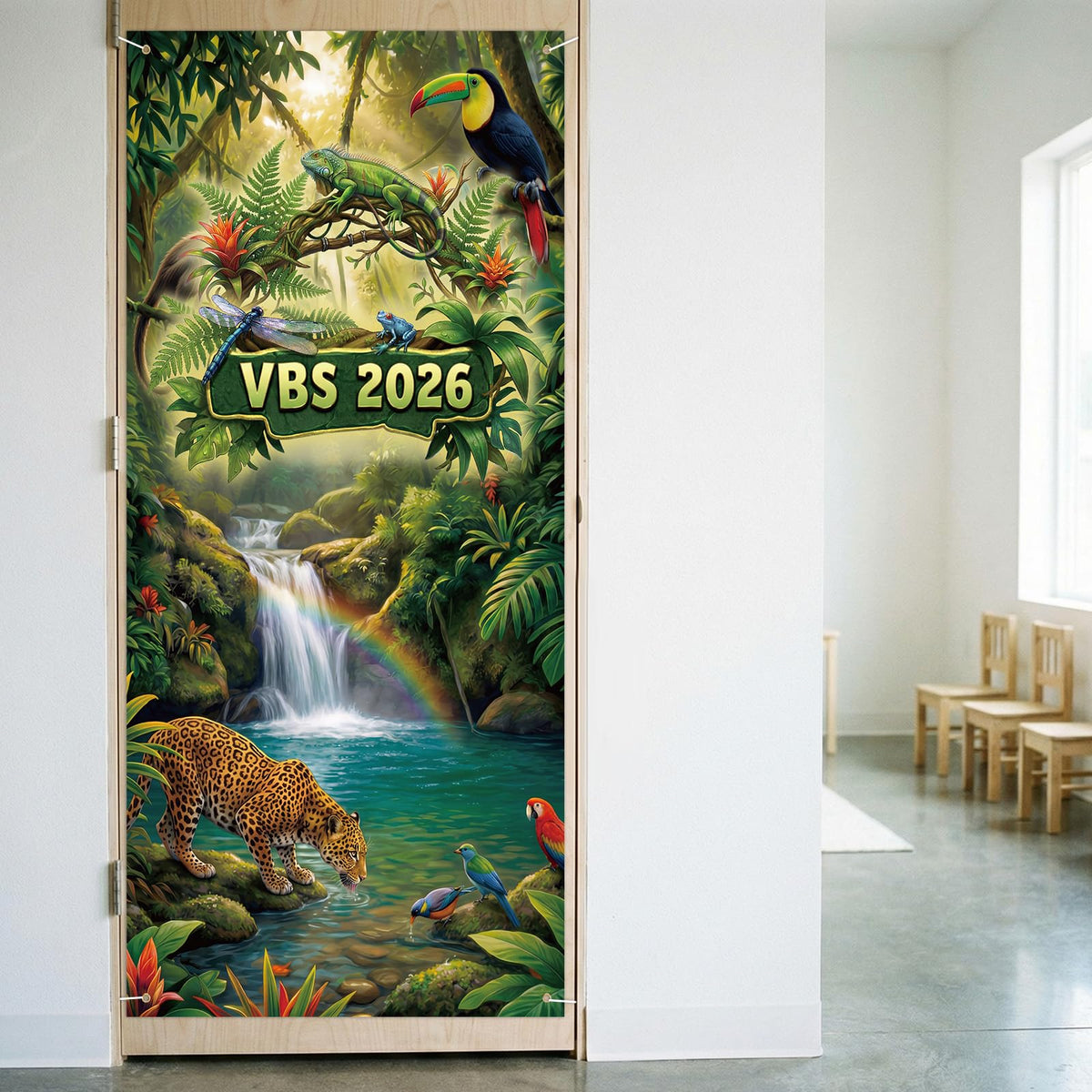 Windkream VBS 2026 backdrop outdoor-friendly fabric for versatile venues