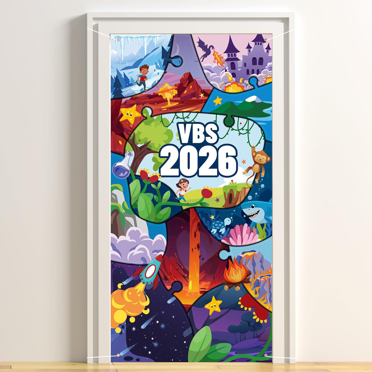 Windkream VBS 2026 door cover with adventure designs for immersive events