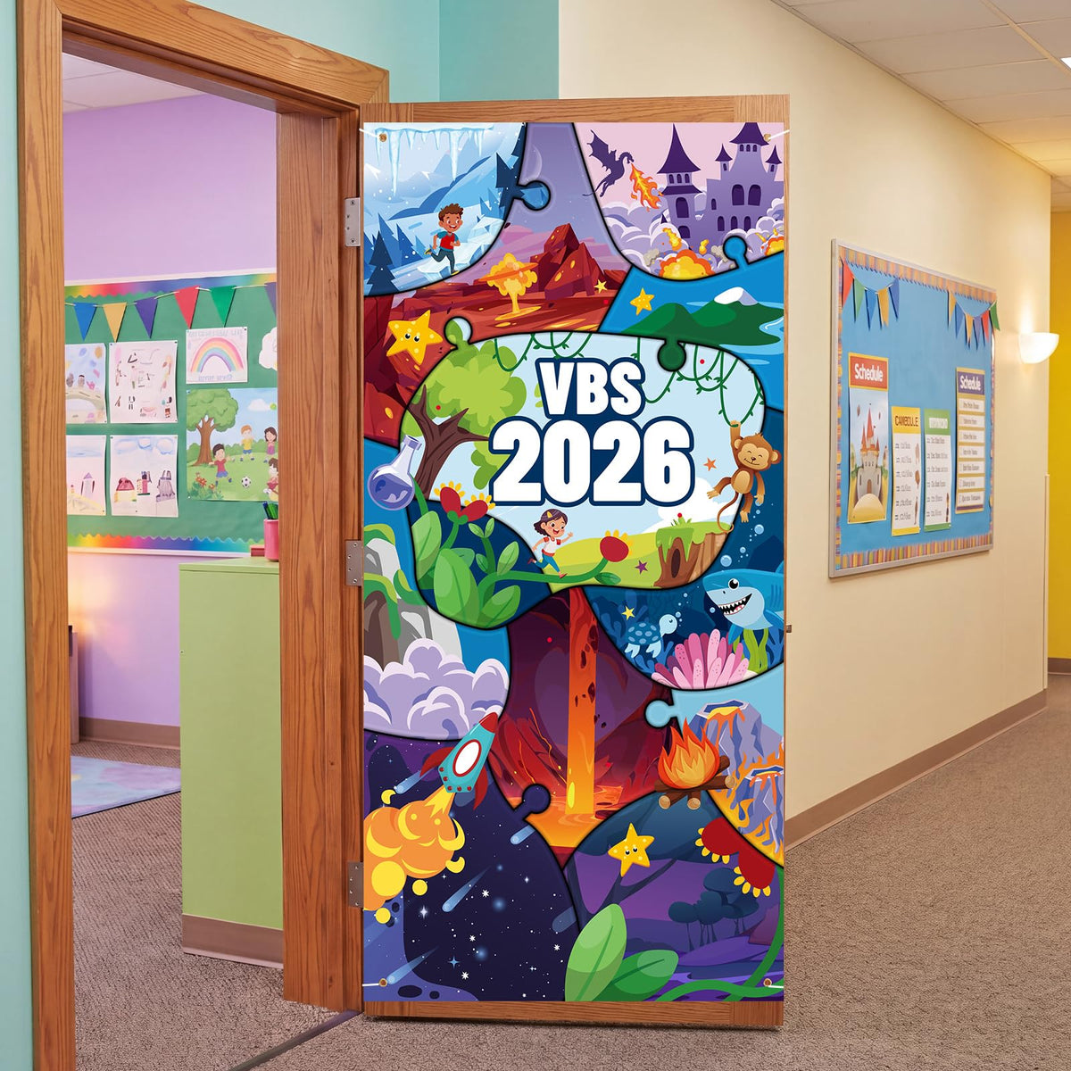 Windkream VBS 2026 polyester fade-resistant banner, reuse-friendly