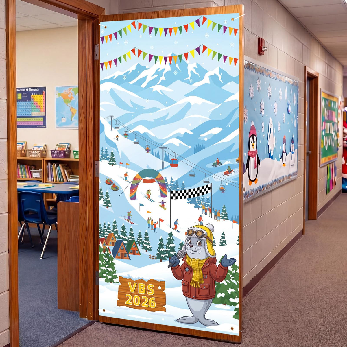 Windkream VBS backdrop easy to store and reuse