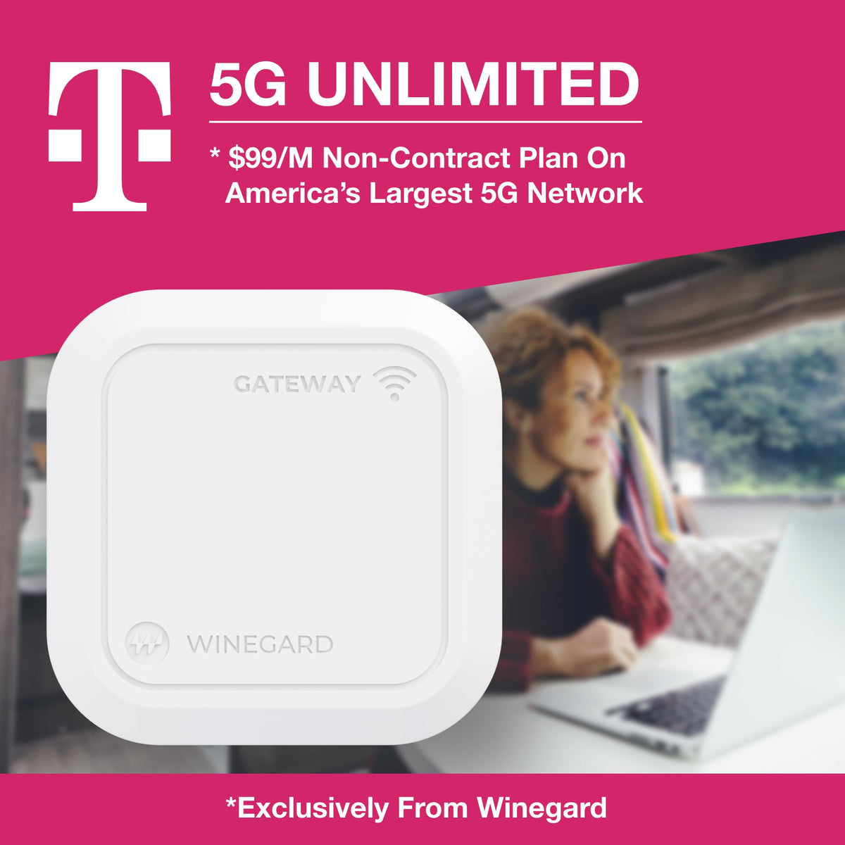 Winegard Gateway 5G GW-5G01 dual SIM slots enable seamless carrier switching