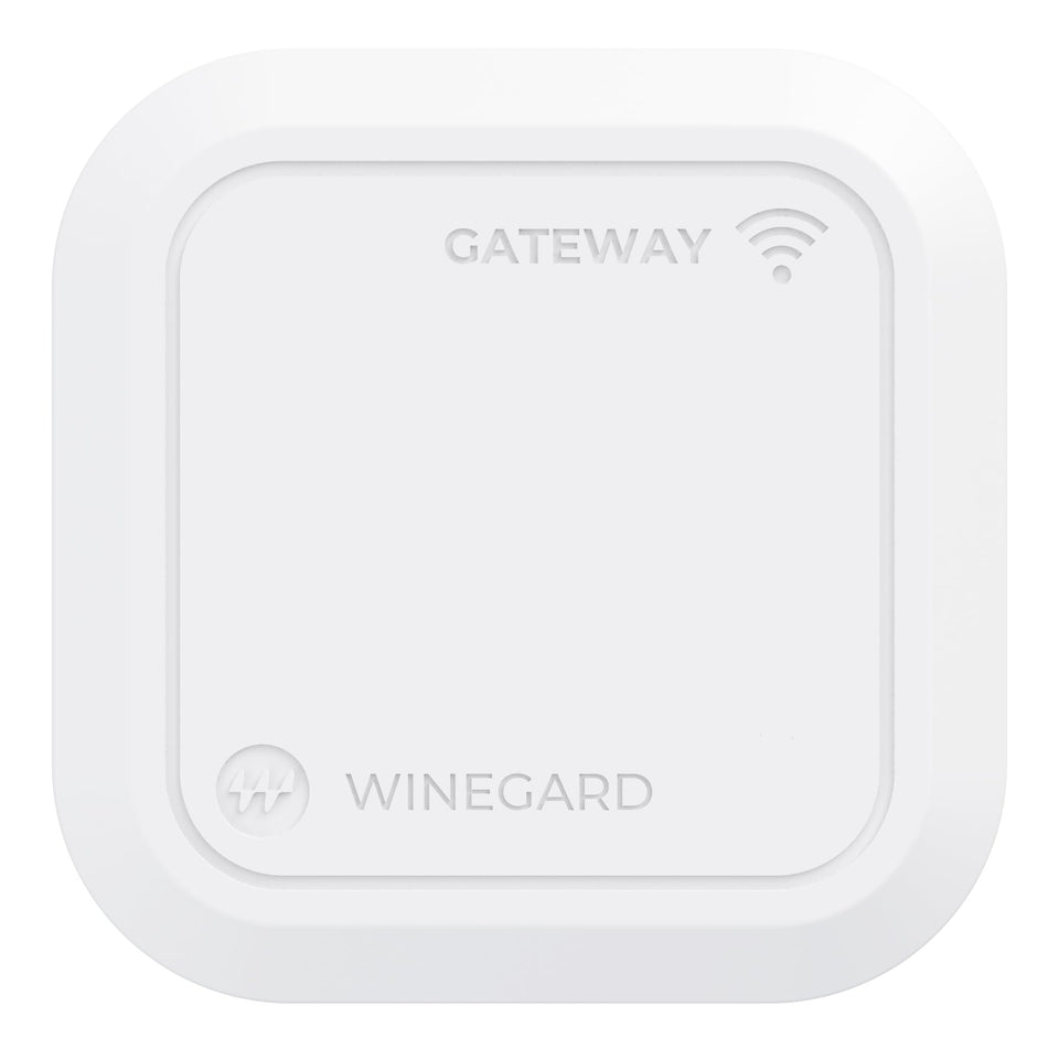 Winegard Gateway 5G GW-5G01 front view, compact RV router for mobile internet