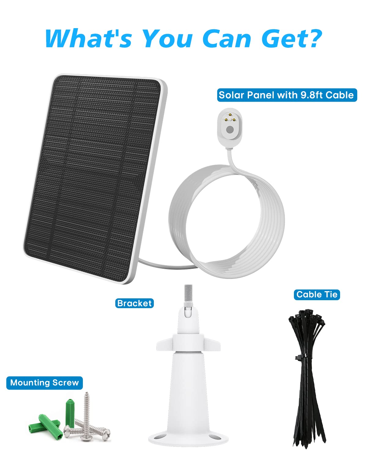 WININMETA included screws bracket and ties for fast straightforward setup