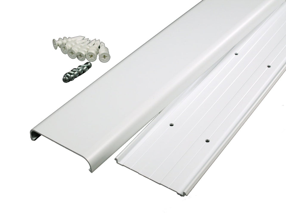 Wiremold C30 cord cover kit conceals flat-screen TV cables neatly