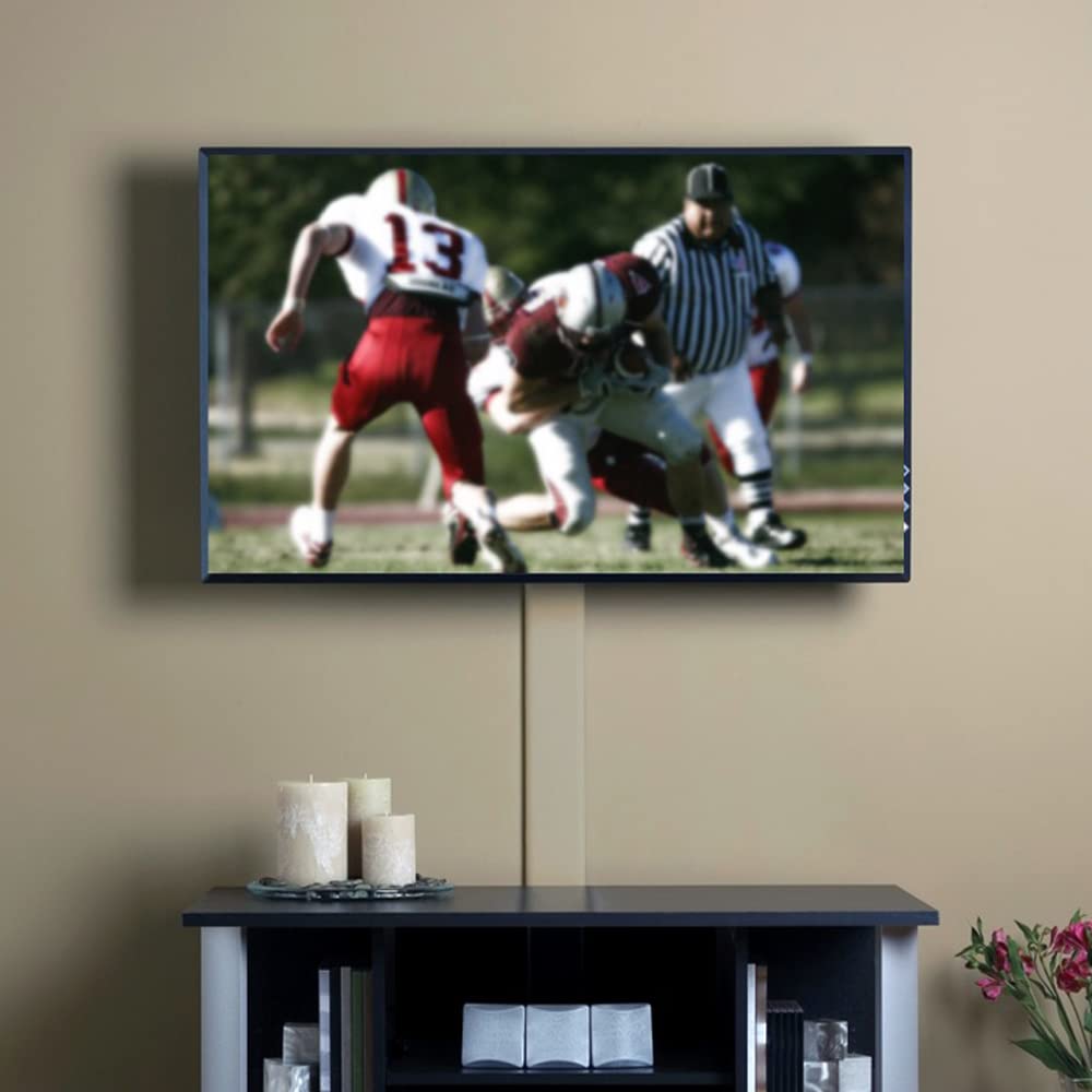 Wiremold C30 hides and organizes cords for tidy entertainment space