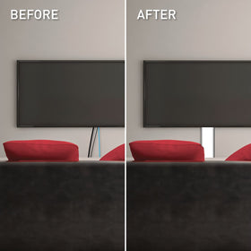 Wiremold C30 wall-mounted 4ft channel for discreet cable routing