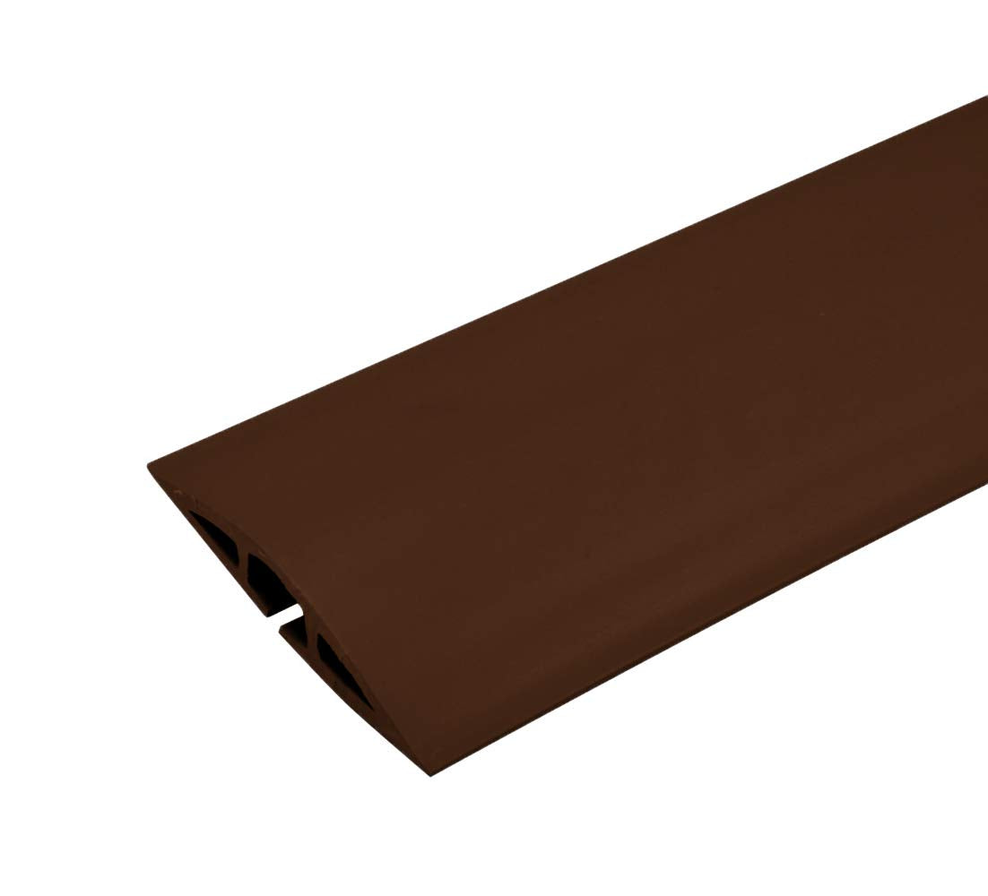 Wiremold front packaging showing brown 15ft Corduct and included tape, clear product ID and benefit