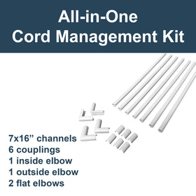 CordMate adhesive backing shown for simple, tool-free mounting.