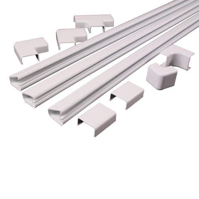 Wiremold Cord Mate II Kit four-foot raceways for clean cable concealment
