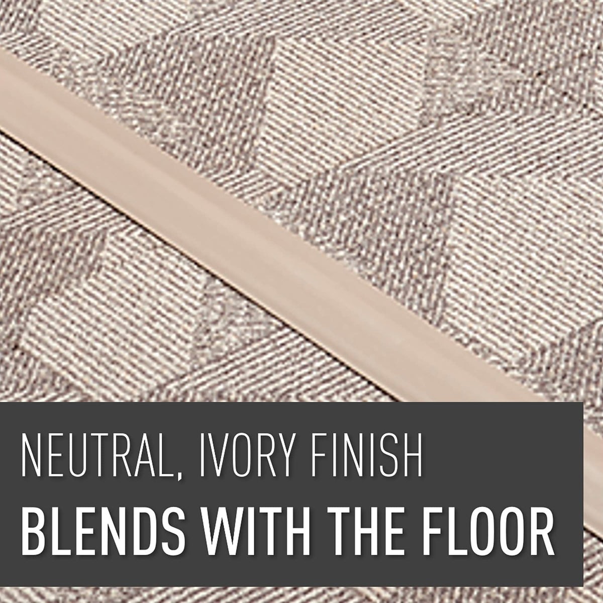 Ivory floor cord cover provides organized coverage in homes or offices