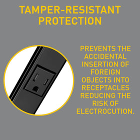 Wiremold Plugmold 2000 Series with six tamper-resistant outlets for shared spaces