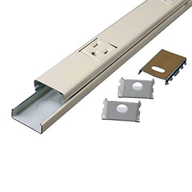 Wiremold V20GB506 5-foot hardwired power strip for organized workspace