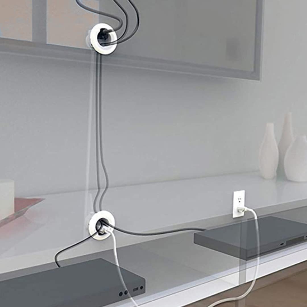 Wiremold lifestyle living room with mounted TV showing polished look benefit