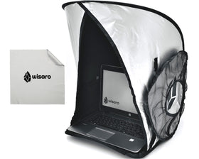 WISARO front view of sun shade showing full coverage and improved visibility