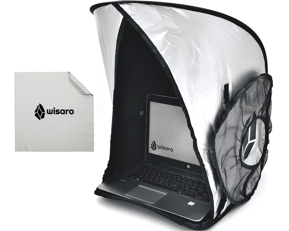 WISARO front view of sun shade showing full coverage and improved visibility