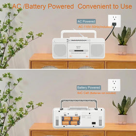 WISCENT battery compartment and carry handle for true portability