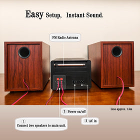 WISCENT AUX-IN for quick external device connection