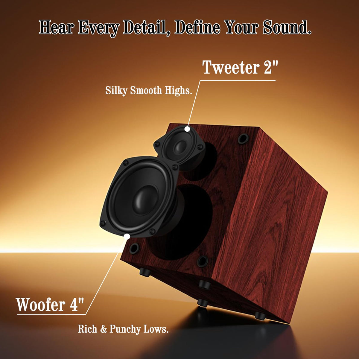 WISCENT USB port for MP3 playback and easy media access