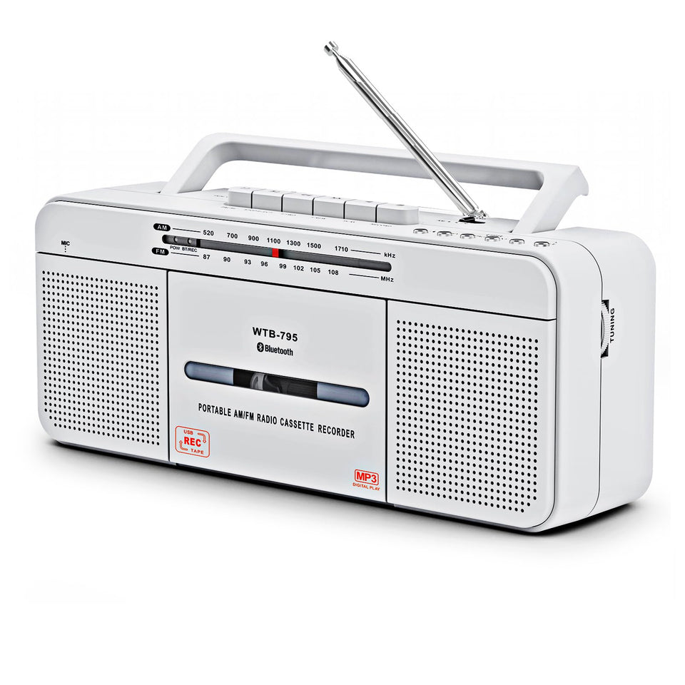 WISCENT front view showing cassette deck and controls for easy operation