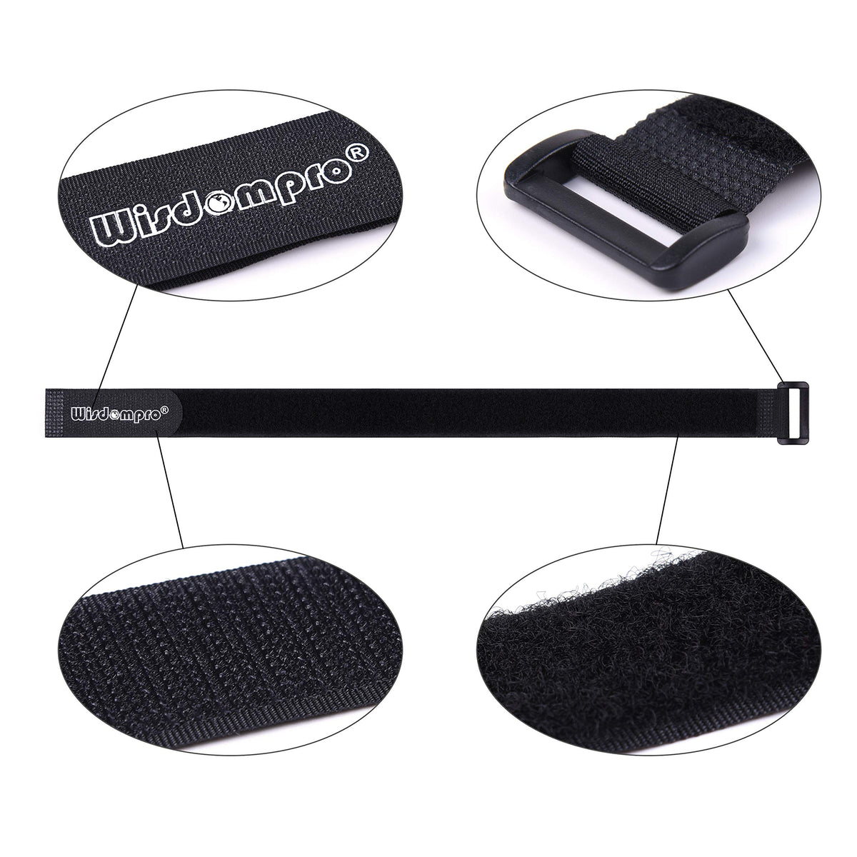 Wisdompro home-office cable organization demonstrates tidy setup.