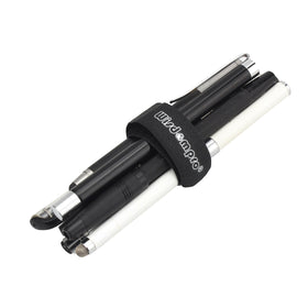 Wisdompro hook-and-loop closure in use for cable management.