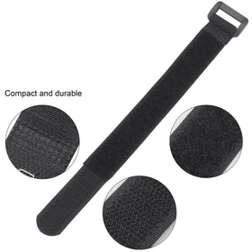 Wisdompro durable nylon strap with buckle shown up close.