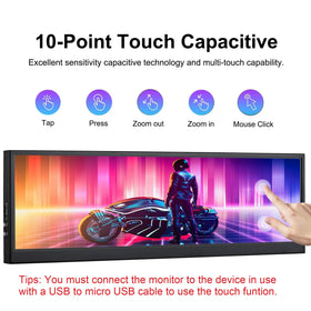 Wisecoco monitor connected via HDMI to laptop for extended display and workflow efficiency.