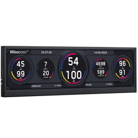 Wisecoco 12.6-inch secondary screen front view for extended laptop workspace