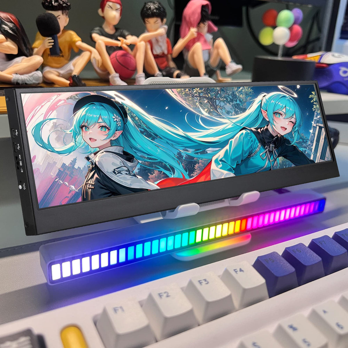 Wisecoco 14 inch 4K UHD touch monitor used as secondary monitor setup