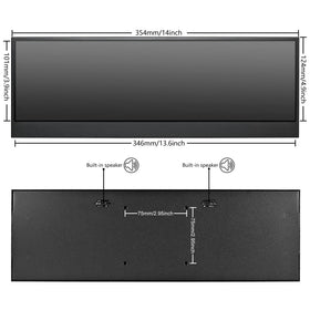 Wisecoco 14 inch 4K UHD touch monitor USB-C and HDMI ports for easy setup