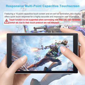 Wisecoco portable monitor with ultra-slim profile for travel