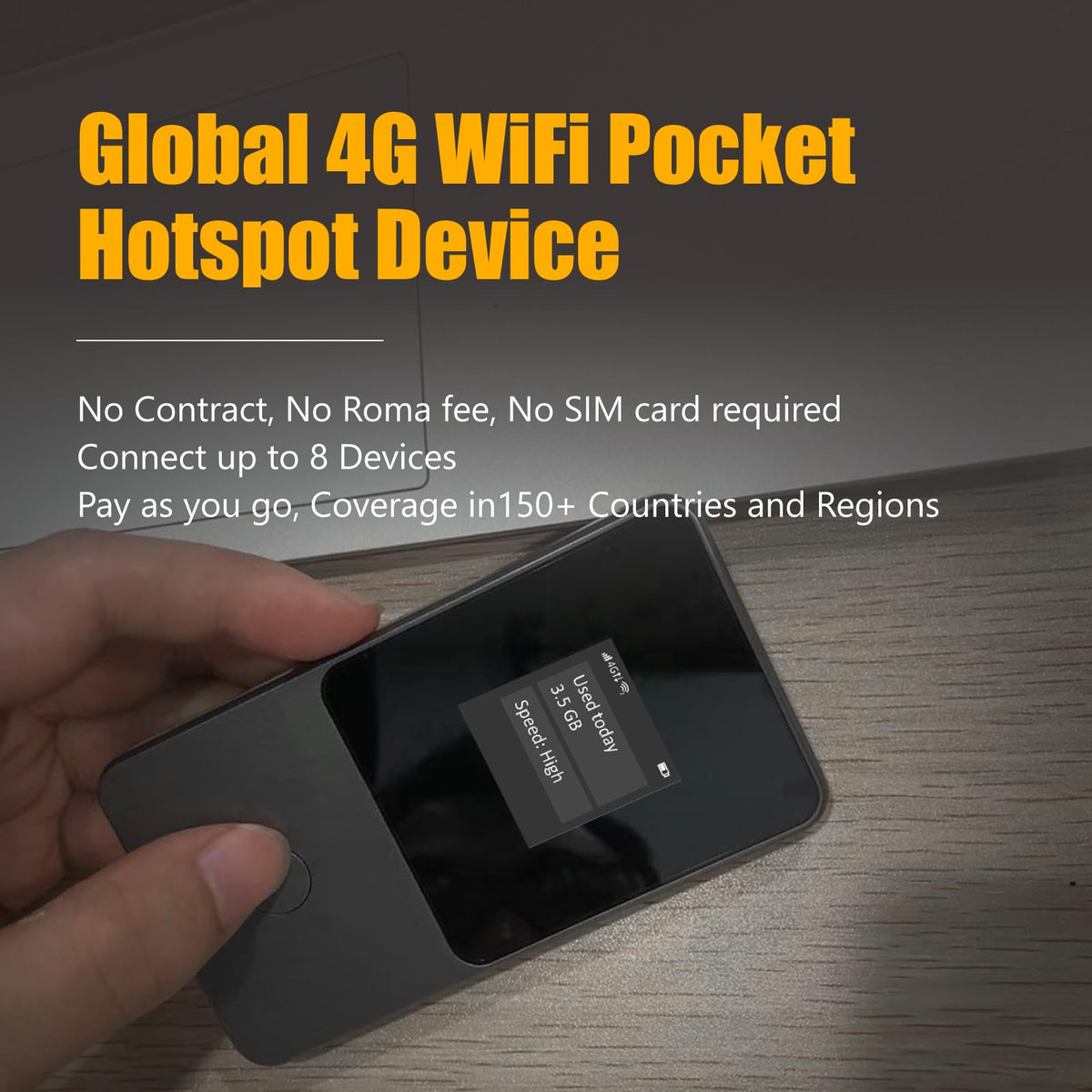 WISIMLEAP 1-inch display offers quick usage data at a glance.
